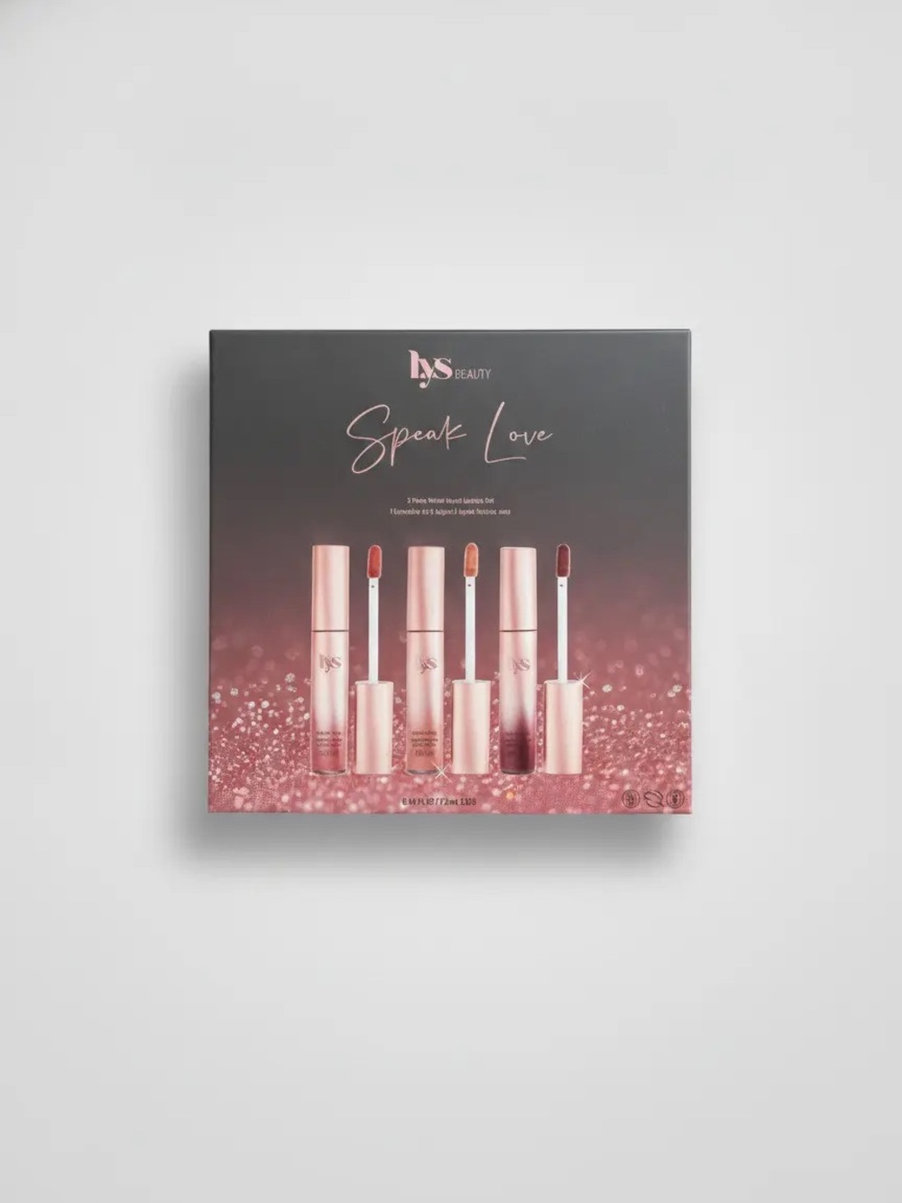 LYS Beauty Speak Love Lip Set — 3 Matte Liquid Lipsticks BNIB!